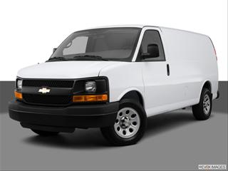 2013 Chevrolet Express 1500 Cargo Front angle medium view